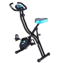 Load image into Gallery viewer, Home Indoor Folding Fitness Bicycle Cardio Trainer Time Speed Calories Display Spinning Bike Fat Burning Exercise Bike