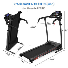 Load image into Gallery viewer, Indoor Foldable Treadmill