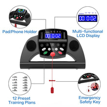 Load image into Gallery viewer, Indoor Foldable Treadmill