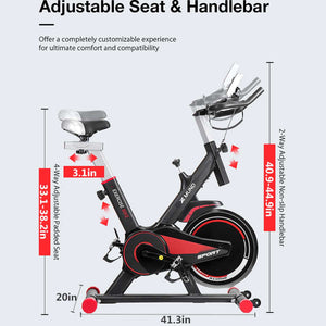 Indoor Ultra-quiet LCD Exercise Bike